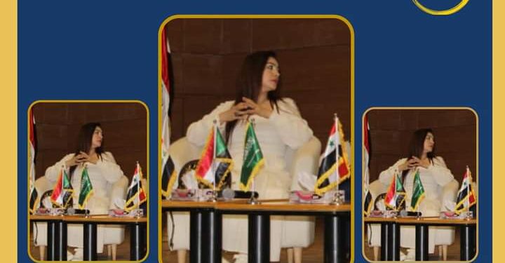تكريم الكاتبة الصحفية دينا شرف الدين بمؤتمر الهوية العربية والإعلام