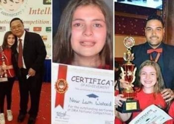 الطفلة السورية نور ليث إبراهيم هي الأذكى في العالم تفوقت على3000شخص من اذكياء العالم