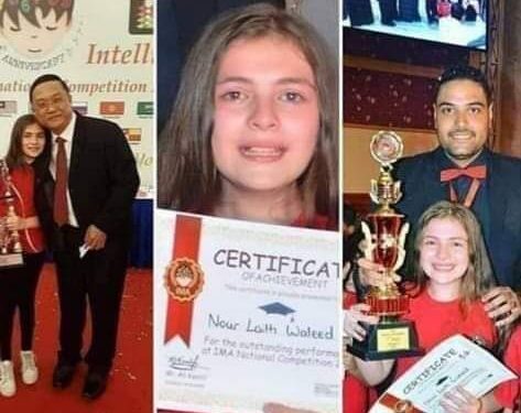 الطفلة السورية نور ليث إبراهيم هي الأذكى في العالم تفوقت على3000شخص من اذكياء العالم