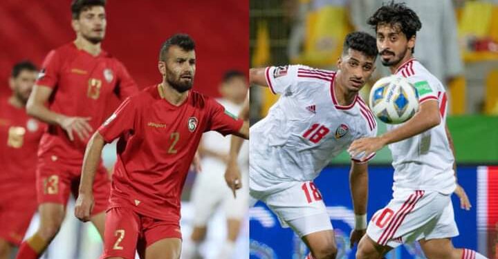 تصفيات كأس العالم المنتخب السوري بمواجهة المنتخب الإماراتي