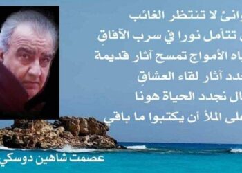الأديب عصمت شاهين دوسكي يكتب أجنحة الأحلام