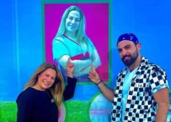 الفنان حيدر احمد هذا ماجمعه مع الدكتورة سماهر حجازي في الإمارات