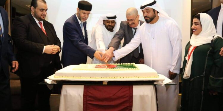 الشيخ بطي عبدالحكيم آل مكتوم يشارك القنصلية الجزائرية بدبي والجالية الجزائرية في الإمارات إحتفالية ستينية الإستقلال