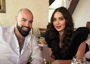 هذا ماجمع الفنان ماهر الشيخ والفنانة لين معمار في دبي