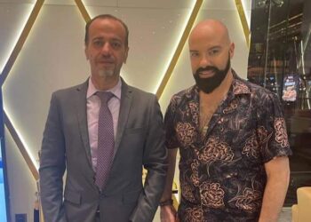 الفنان ماهرالشيخ في ضيافة فندق جيفورا أطول فندق في العالم في دبي