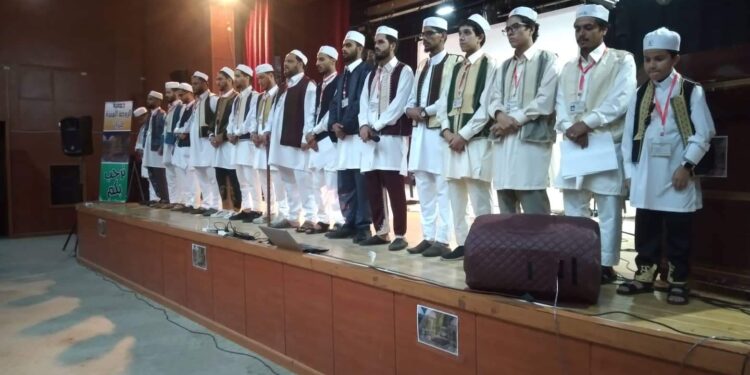 مهرجان الياسمين المدائح النبوية في دورته الثانية داخل أروقة المسرح الوطني في درنةتقرير إبراهيم محمود هارون