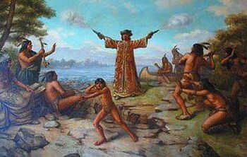 صياد وناصب فخاخ يكتشف بحيرة مشيغان وجزيرة ماكيناك وغرين باي واول أوروبي