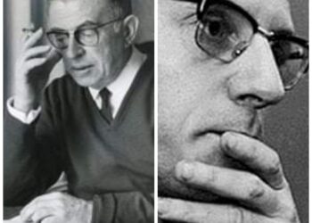 انتقاد فوكو لسارتر وبالعكس من لقاء مع فوكواجراه روجيه بول دروا