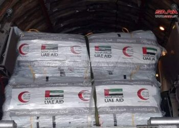 تواصل الجسر الجوي من المساعدات من دولة الإمارات العربية المتحدة إلى سورية