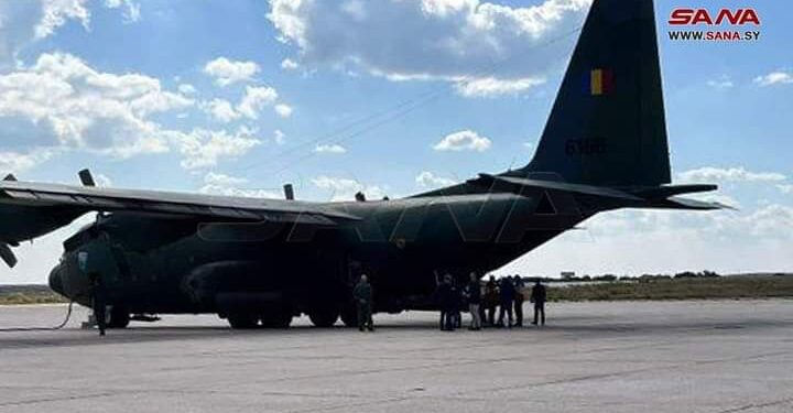 وصول طائرة مساعدات رومانية لمتضرري الزلزال في سورية إلى مطار بيروت