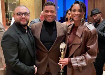 مهرجان هوليوود بيوتي اواردز 2023بتوقيع المصمم آدم عفارة متابعة حافظ النيفر تونس