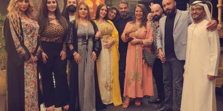 نجوم الفن في ضيافةسيدة الأعمال زبيدة مزوق ومطعم ساروجا اصل الحكاية في دبي رمضان يجمعنا