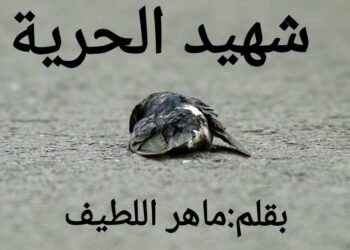 شهيد الحرية بقلم الكاتب ماهر اللطيف