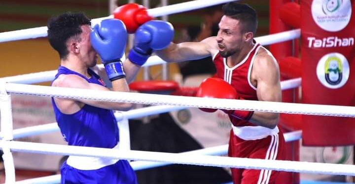 الملاكم السوري حسين المصري يتأهل الدور النهائي بعد غد