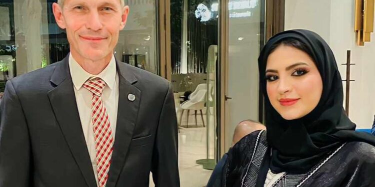 المستشار د محمود شعبان يعلن تكليف الإعلامية وعد خالد مستشار إعلامي بمجلس البورد الأوربي خلال زيارته الرسمية لدولة الإمارات