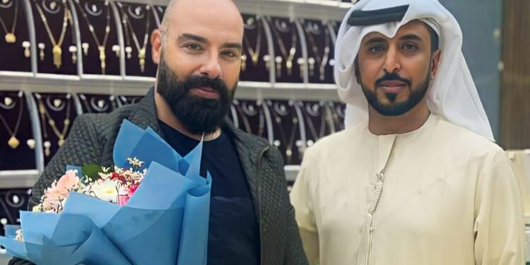 الفنان ماهرالشيخ في ضيافة مجوهرات الدانة في مدينة العين