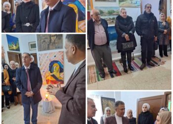 النحات إبراهيم الدايات يتألق في معرضه الدائم وسط حضور محلي وعربي