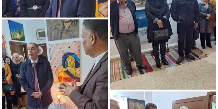 النحات إبراهيم الدايات يتألق في معرضه الدائم وسط حضور محلي وعربي