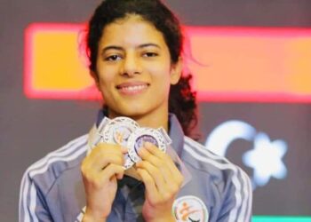 البطلة الليبية “سما فريطيس” تحقق الميدالية الفضية بطولة السيدات الكاراتيه بالشارقة