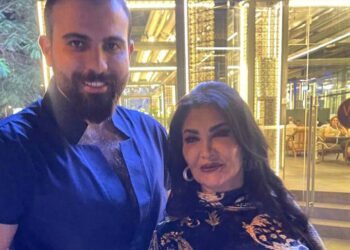 الفنان حيدر احمد بضيافة مطعم الوافي غورني في دبي بحضورسيدة الأعمال مرجان