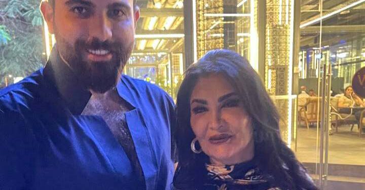 الفنان حيدر احمد بضيافة مطعم الوافي غورني في دبي بحضورسيدة الأعمال مرجان