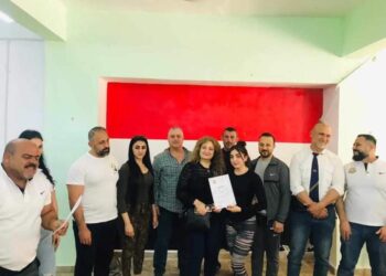 البطلة سهرمصطفى حيدر تحرز المركز الاول في بطولة المحافظات لوزن 57