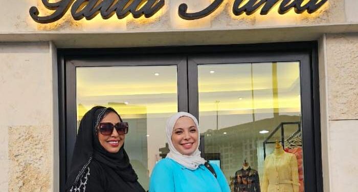 الإعلامية زينب السعدي في ضيافة المصممة غاليا الفهد في دبي