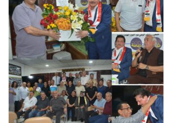 وزير الشباب والرياضة د احمد المبرقع بالمناسبة مركز افرست يحتفي بالشاعر الكبير فاتح حسن الدراجي