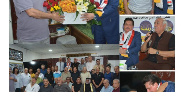 وزير الشباب والرياضة د احمد المبرقع بالمناسبة مركز افرست يحتفي بالشاعر الكبير فاتح حسن الدراجي