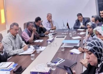 اجتماع التعاون بين الهيئة والجمعيات الأكاديمية بليبيا 