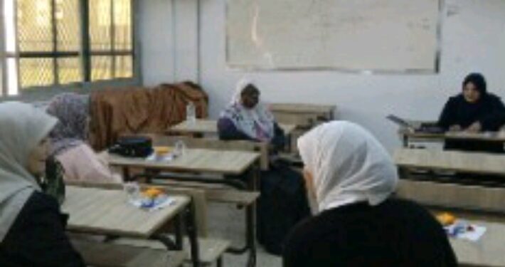 اجتماع امهات طلبة ثانوية الوحدة الوطنية القسم الادبي 