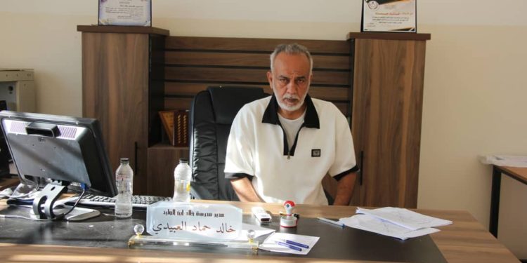 عدستنا داخل مدرسة خالد بن الوليد الإعدادية