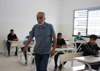 مدرسة خالد بن الوليد تجرى امتحانات تجريبيه لطلبة الشهادة الاعدادية 