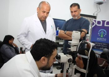 اختتام طلبة الماجستير قسم العيون  الامتحانات النهائية بمستشفى بنغازي التعليمي لطب وجراحة العيون 