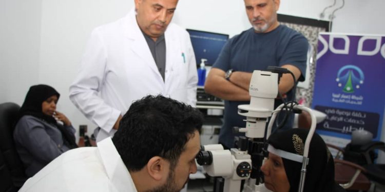 اختتام طلبة الماجستير قسم العيون  الامتحانات النهائية بمستشفى بنغازي التعليمي لطب وجراحة العيون 